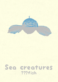 Sea crt ?fish Chalk blue