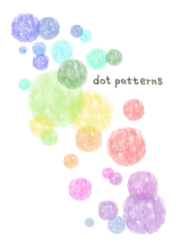 dot pattern3 - watercolor painting-joc