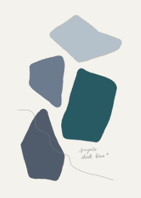 simple dark blue*