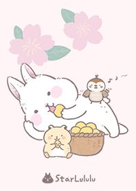 beautiful spring for rabbit