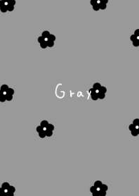 Monotone floral pattern.