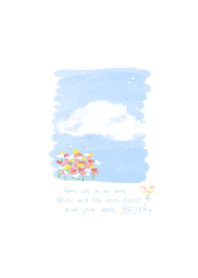 Bloom & Cloudy Sky