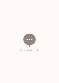 シンプル（beige brown)V.1317