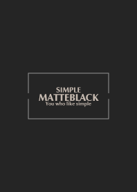 MATTE-BLACK SIMPLE 16