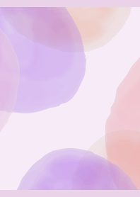 Warm watercolor02 on light purple