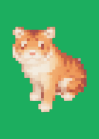 トラのドット絵のきせかえ Green 01