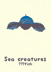Sea crt ?fish Cyan blue