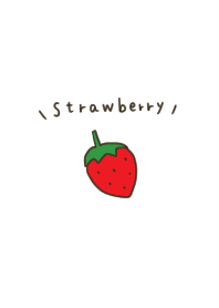 Full of strawberries.