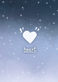 Cai-Meng-Cat-starry sky Heart grey