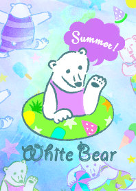 White Bear(purple) #SUMMER