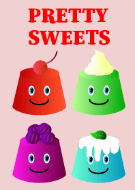 Colorful pretty sweets