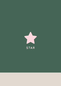 Lucky Star / Beige&Pink / Antique Green