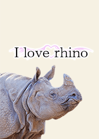 Dress up of rhinoceros