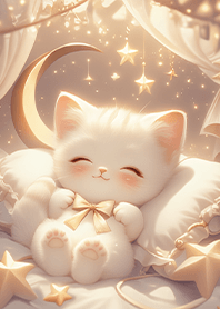 ⭐️星明かりの中で眠る子猫ちゃん❤️