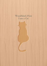 woodblock print Cat 4