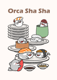 シャチ白白- Sushi