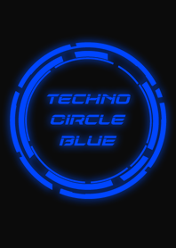 Techno Circle Blue