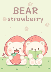 Bear and strawberry!