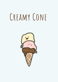 Creamy Cone-blue