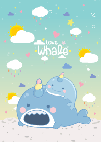 Whale Unicorn Cute Cloud Lover