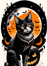 halloween cat 1350E1