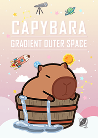 水豚溫泉/浩瀚星空/浪漫漸層/粉紅色3