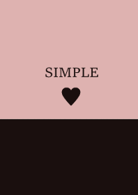 SIMPLE HEART (monotone)