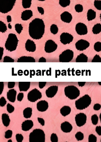 Pink leopard print with polka dots
