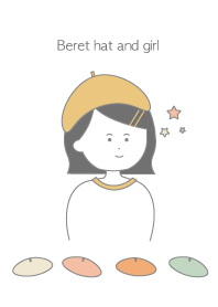beret and a girl 4
