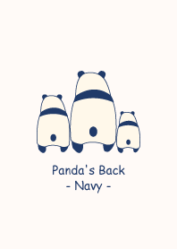 Panda's Back -Navy 2-