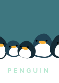 Penguin and ice