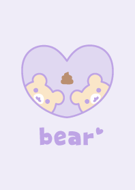 Bear Poo - Purple