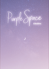 Purple Space moon