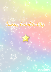Happy twinkle star