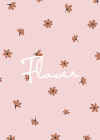 petite flower o - baby pink