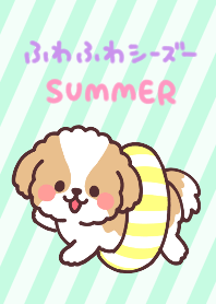 fluffy shih tzu 3set summer