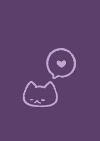 Chill out cat.(purple20)