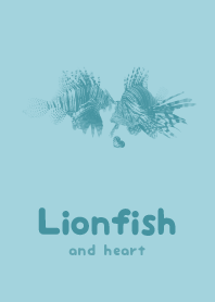 Lionfish & heart Spray GRN