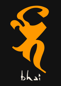 BONJI [bhai] BLACK ORANGE (0862