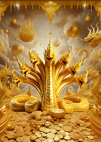 พญานาค สีทอง