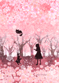 桜とアリス♪