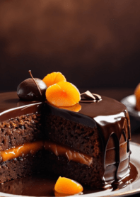 Orange Chocolate Cake-I LOVE CAKE