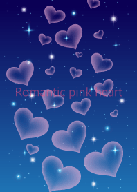 Romantic pink heart.