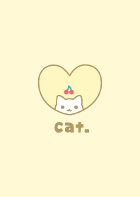 ねこさくらんぼ[イエロー]