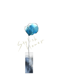 Stylish Flower Blue