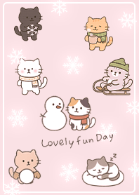 pink Lazy Kitten's Winter 04_2