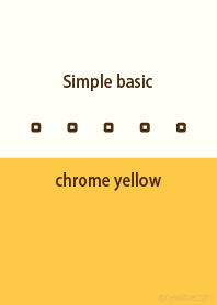 Simple basic chrome yellow