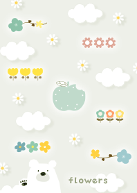 Pistachio Flowers and Polar Bear 09_2