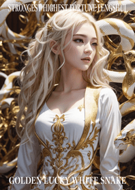 Golden Lucky White Snake 25