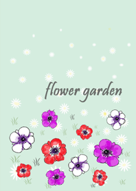 FLOWER GARDEN (MINT GREEN)